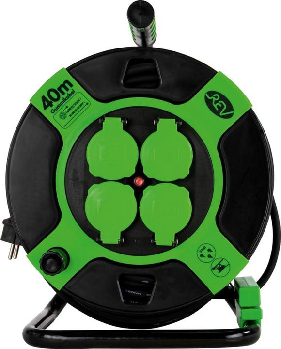Actual product image REV Cable drum plastic 40m IP 44 4-fold (40 m)