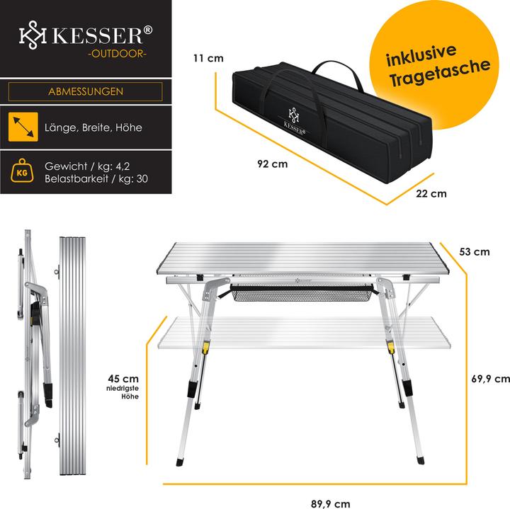 Produktbild Kesser Campingtisch
