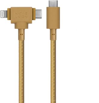 Actual product image Native Union Belt Cable Duo (1.50 m, USB 3.1, 60 W)