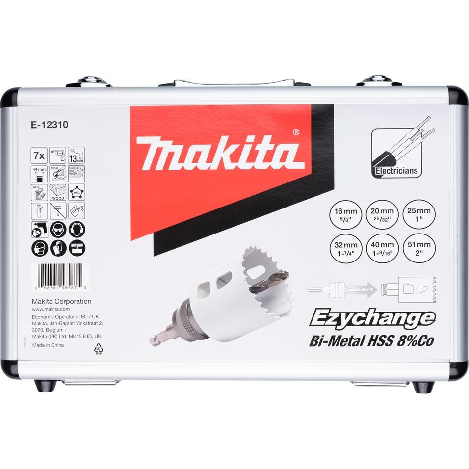 Thumbnail - Makita, Lochsäge, Maki EZYCHANGE-BIM-Set Elektriker 1 E-12310 (32 mm, 25 mm, 20 mm, 16 mm, 40 mm, 51 mm)