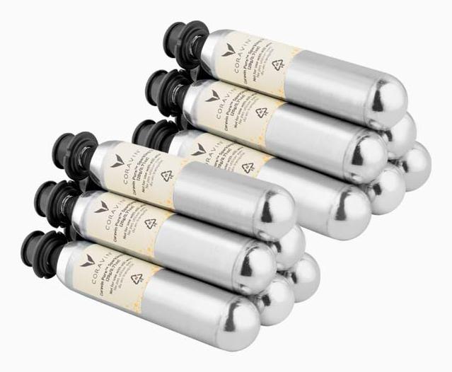 Actual product image Coravin Cartridge Sparkling CO2 6 pieces, silver (Wine stopper)