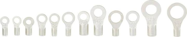 Produktbild Tru Components TC-11991844 Ringkabelschuh-Sortiment Unisoliert 0.5mm² 6mm² Silber 1440St.