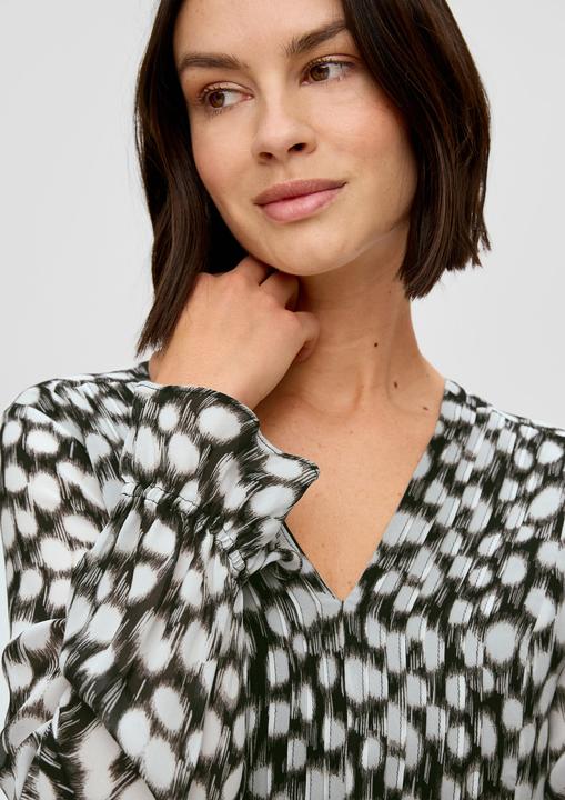 Produktbild s.Oliver Kleid Chiffonkleid mit V-Ausschnitt (34)
