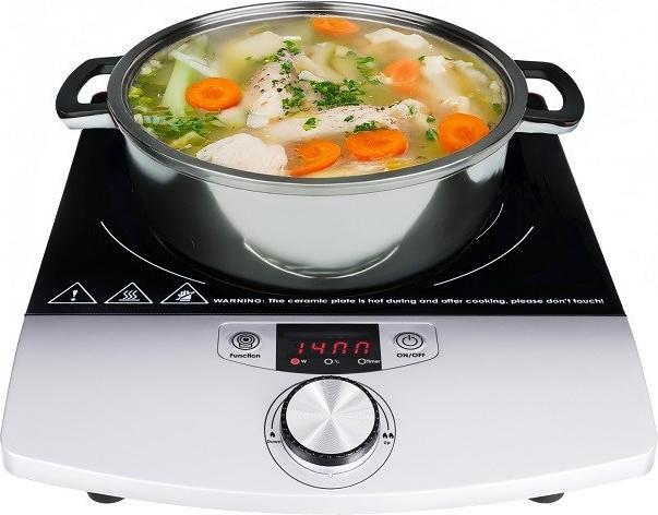 Image du produit Adler Cooker Induction | CR 6515 | Number of burners/cooking zones 1 | Black/Silver | Induction