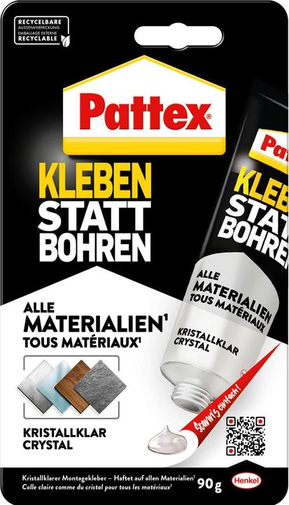 Image du produit Pattex Clair comme du cristal (90 g)