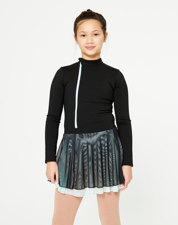 Produktbild Oxelo Figure Skating Training Leotard - Black/Mint (164)