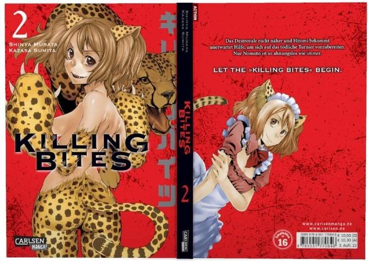 Produktbild Killing Bites, Band 2 (Deutsch, Shinya Murata, 2016)