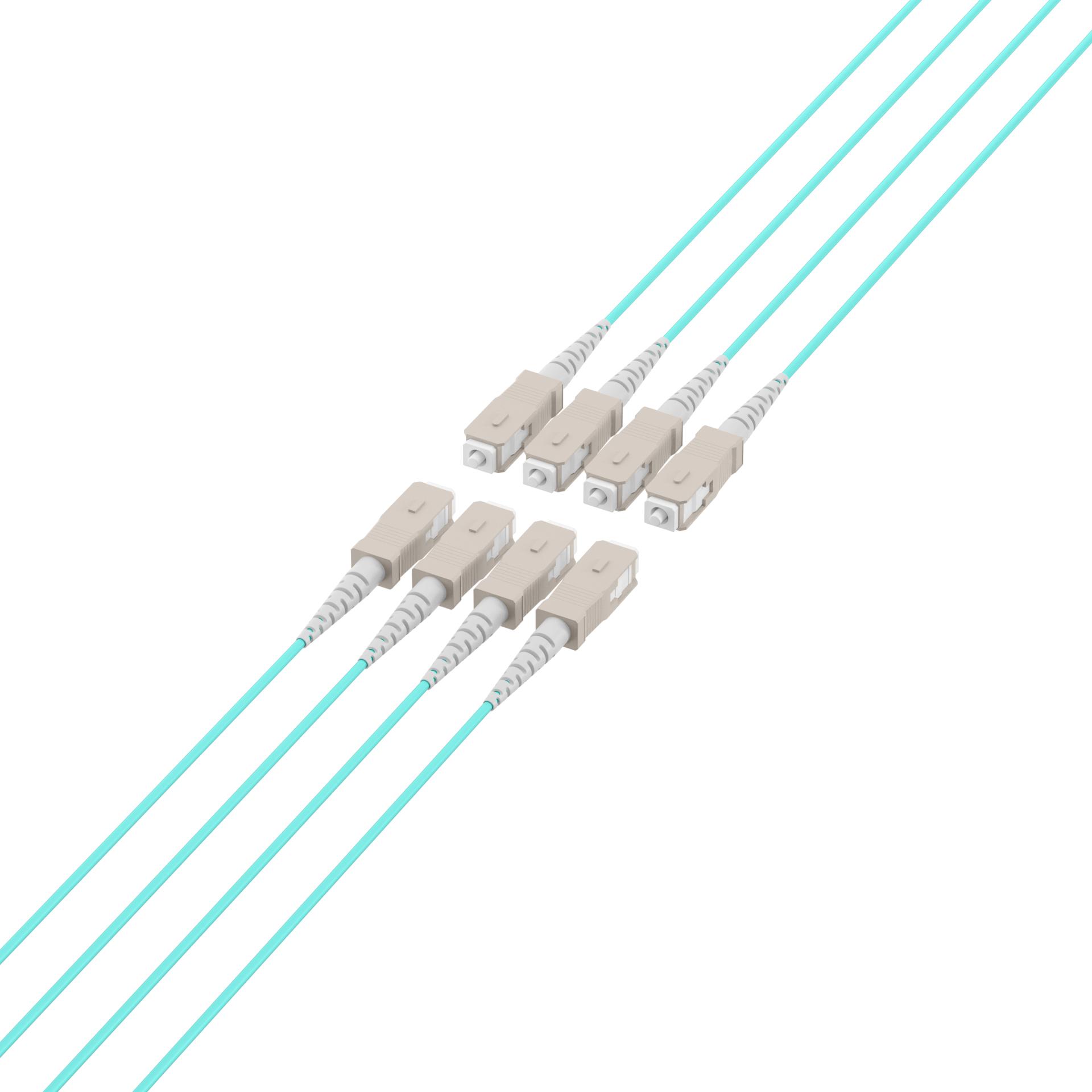 Thumbnail - EFB Elektronik Trunkkabel U-DQ ZN BH OM3 8G 1x8 SC-SC 80m Dca LSZH (80 m), Netzwerkkabel