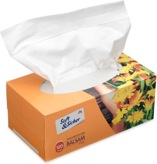 Immagine prodotto dm Soft&Sicher Scatola di fazzoletti Balsam a 4 strati
