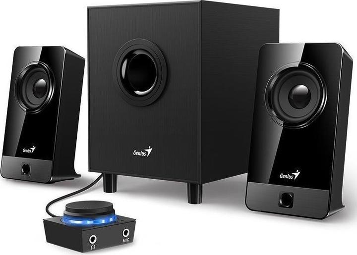 Produktbild Genius reproduktory SW-2.1 300X/ 2.1/ / dÅ™evÄ›nÃ©/ ÄernÃ¡