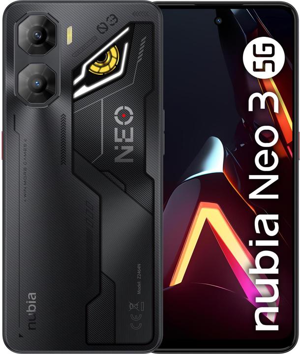 Nubia Neo 3 (256 Go, Noir de l'ombre, 6.80", 5G)