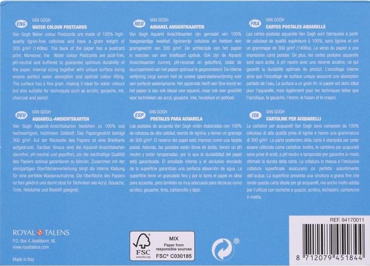 Immagine prodotto Van Gogh Postkarten (A6, Nessuna)