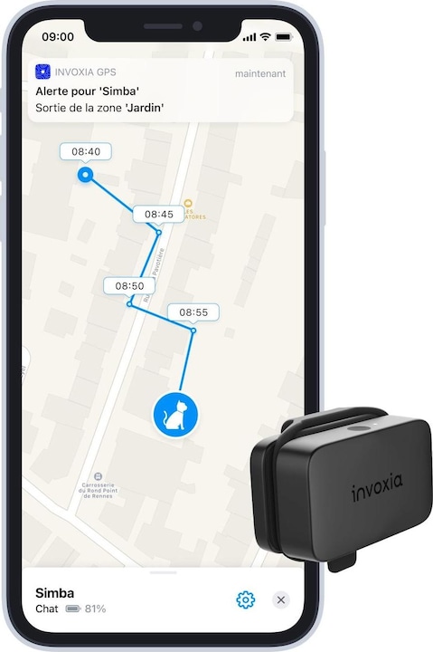 Image du produit Invoxia Pet GPS Tracker (Chien, Chat, Général)