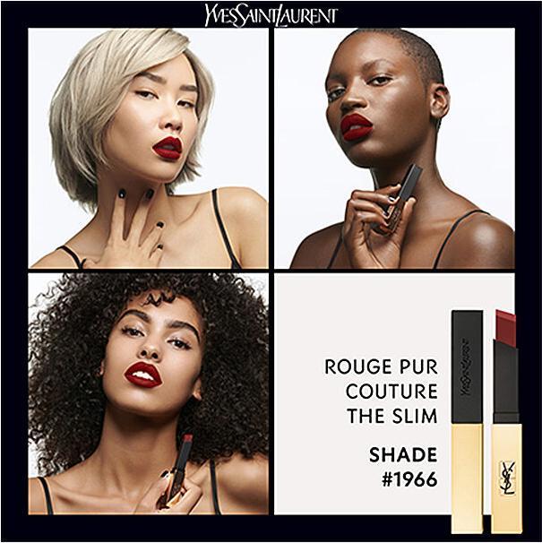 Actual product image Yves Saint Laurent Rouge Pur Couture The Slim Rouge Libre 1966 (No. 1966 - Rouge Libre)