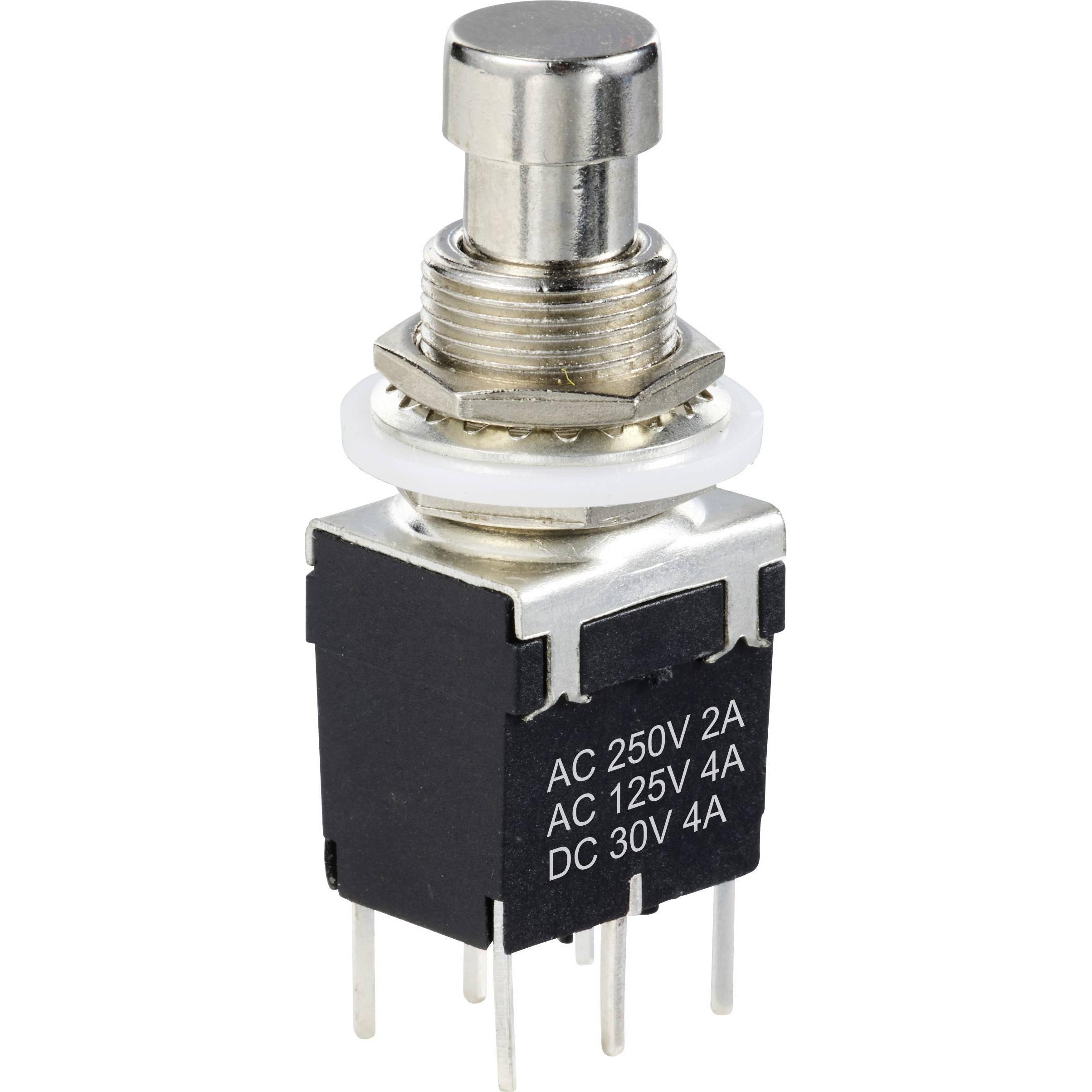 Tru Components TC-12193708 Pressostato DPDT con pin dritto Corrente di commutazione (ma), Pulsante + Interruttore