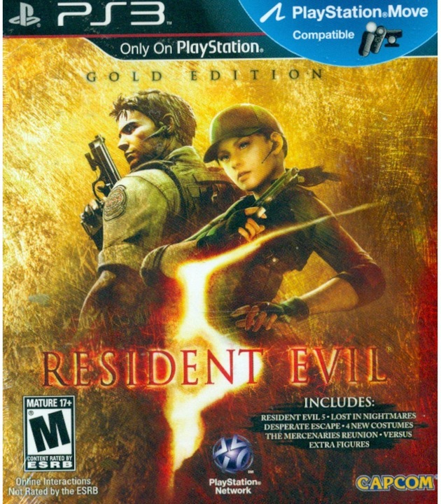 Image du produit Capcom Resident Evil 5 Gold, Français (PS3)