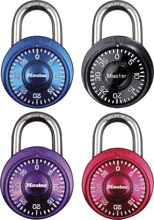 Productafbeelding Master Lock Hangslot 1533 EURD Veilig cijferslot, 38 mm, gekleurd, SB