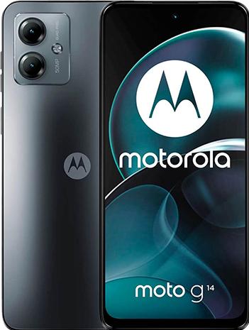 Actual product image Motorola Moto G14 (128 GB, Steel grey, 6.50", Dual SIM, 4G)