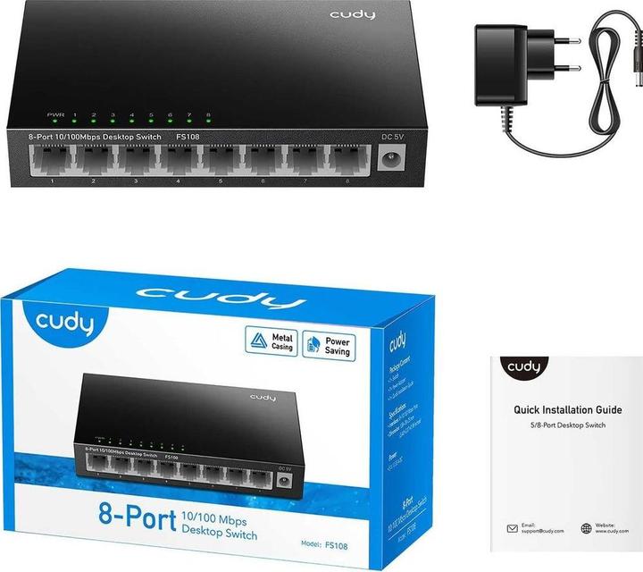 Productafbeelding Cudy Schakelaar (FS108) (8 ports)