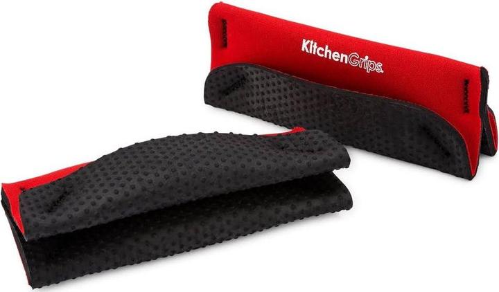 Produktbild Cuisipro Fingerschutz schwarz quer 2 Stk. rot 13cm (13 cm, Kunststoff, Textil)