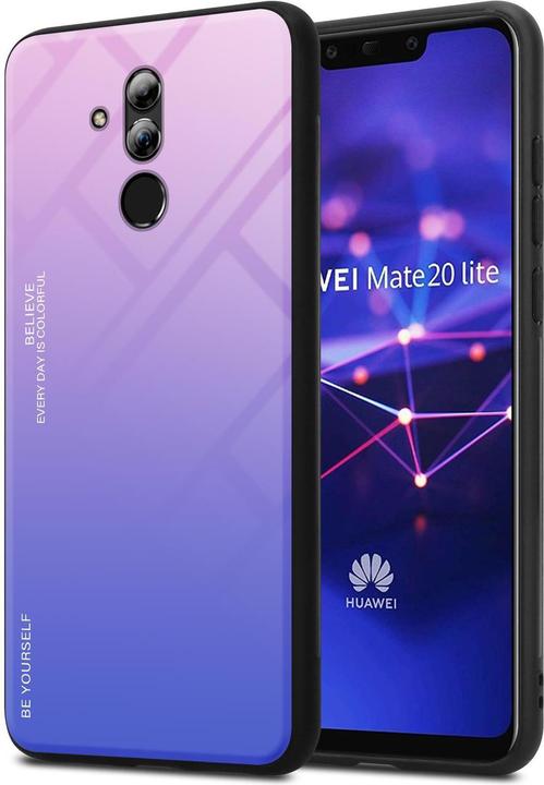 Produktbild Cadorabo TPU 2 Farben Glas Cover (Huawei Mate 20 Lite)