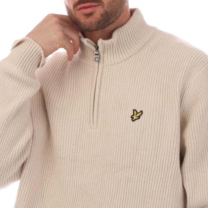 Immagine prodotto Lyle and Scott Shaker Top in Maglione Cucito Cerniera ad un quarto Uomo (3XL)