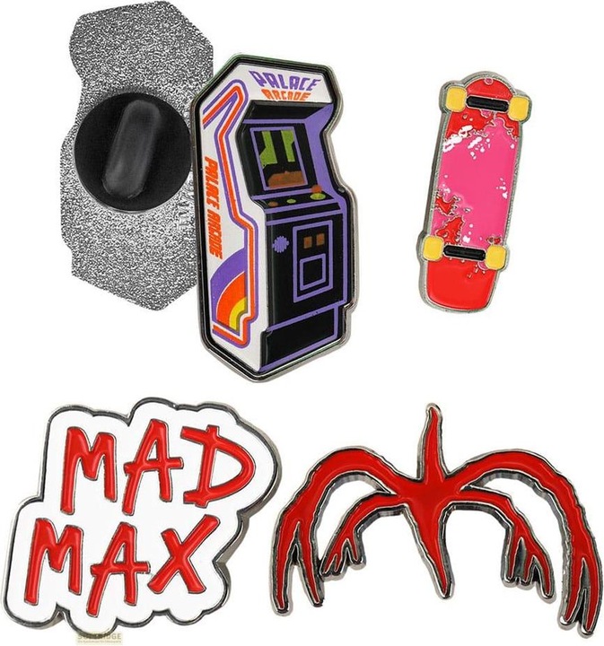 Actual product image Cinereplicas Stranger Things Pins 4-Pack Season 2