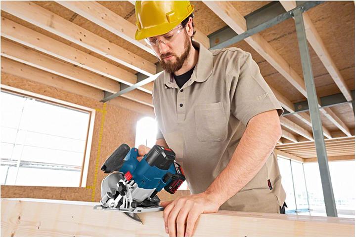 Actual product image Bosch Professional Cordless circular saw GKS 18 V-LI, without battery and charger