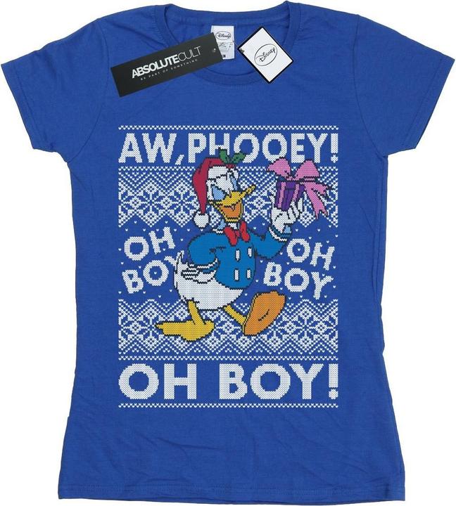 Image du produit Disney - T-shirt DONALD DUCK CHRISTMAS FAIR ISLE - Femme (XL)