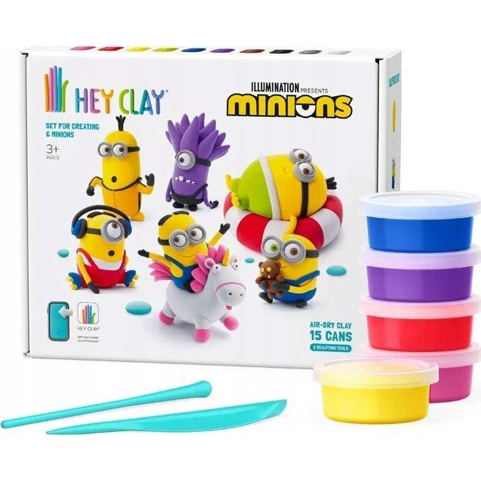 Thumbnail - Tm Hey Clay Minions Set + Zubehör 15 Dosen 15026