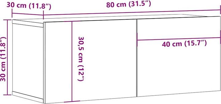 Image du produit VidaXL Jericho (80 x 30 x 30 cm)