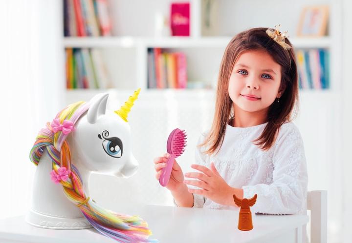 Produktbild Lexibook Mein magischer interaktiver Einhorn-Stylingkopf mit Zubehör, Sound- und Lichteffekten