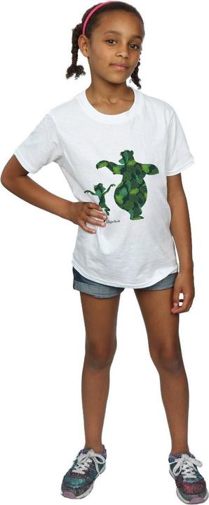 Actual product image Disney Girls Mowgli And Baloo Dance Cotton T-Shirt (152, 158)