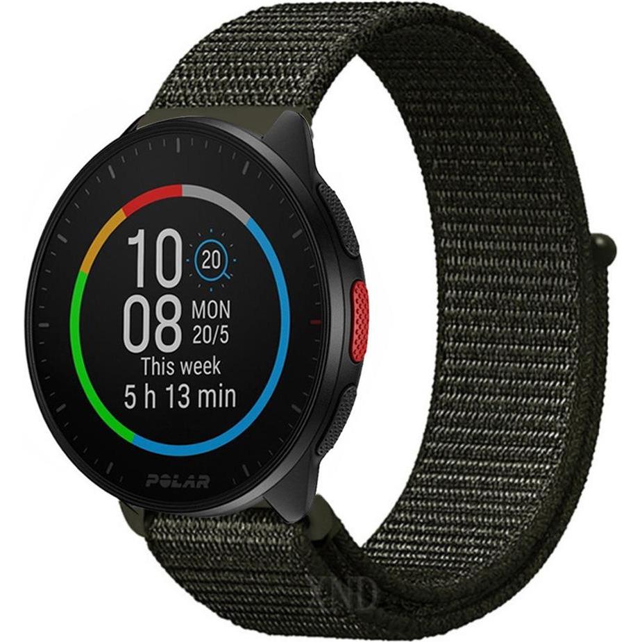 Thumbnail - Strap-it Nylonarmband (20 mm, Nylon, Pacer), Uhrenarmband, Grün