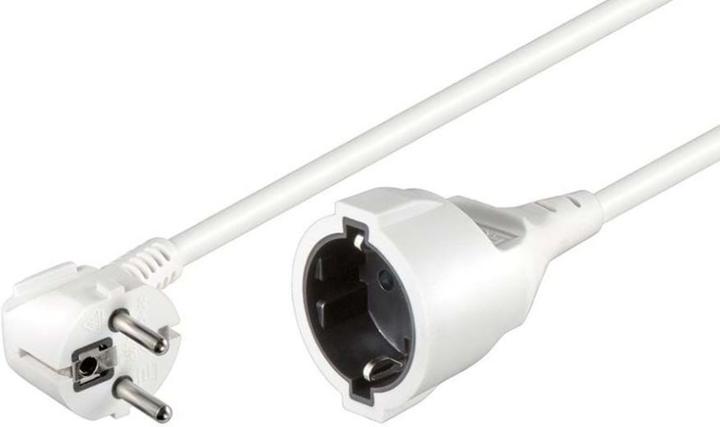 Actual product image Fuj Tek 1-piece extension cord, 3m, white (3 m, CEE 7/4)