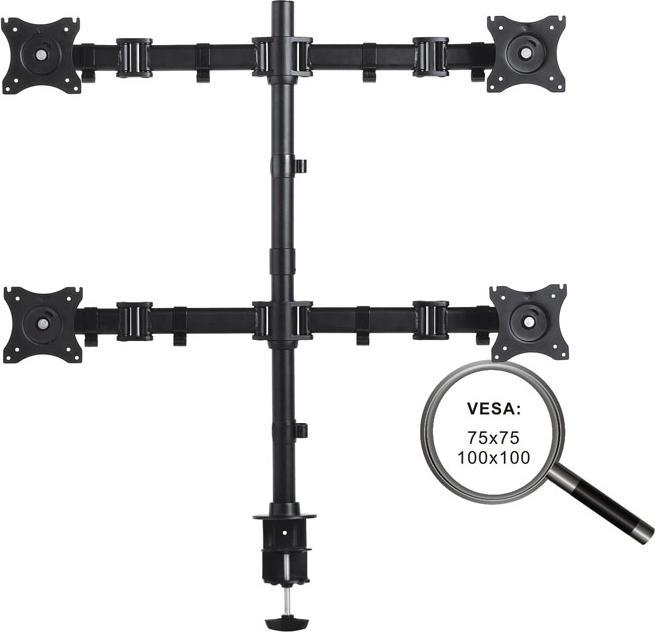 Produktbild Purelink PureMounts Monitorhalterung - 4 Monitore (Tisch, 27", 8 kg)