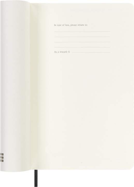 Produktbild Moleskine Tageskalender 26/27 DSB18DC3Y 18M SC schwarz 13x21cm (A5, 1 Tag / 1 Seite)