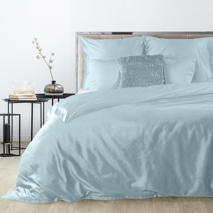 Produktbild Eurofirany DIVA LINE DINA High quality cotton satin single color bedding set, 160X200 cm, 2 pcs. 70 X 80 cm, co (Duvetbezug, 160 x 200 cm)