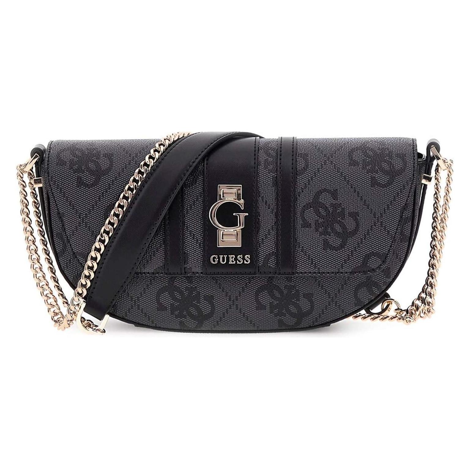Guess, Damen, Handtasche, Erenia Xbody Flap, Grau
