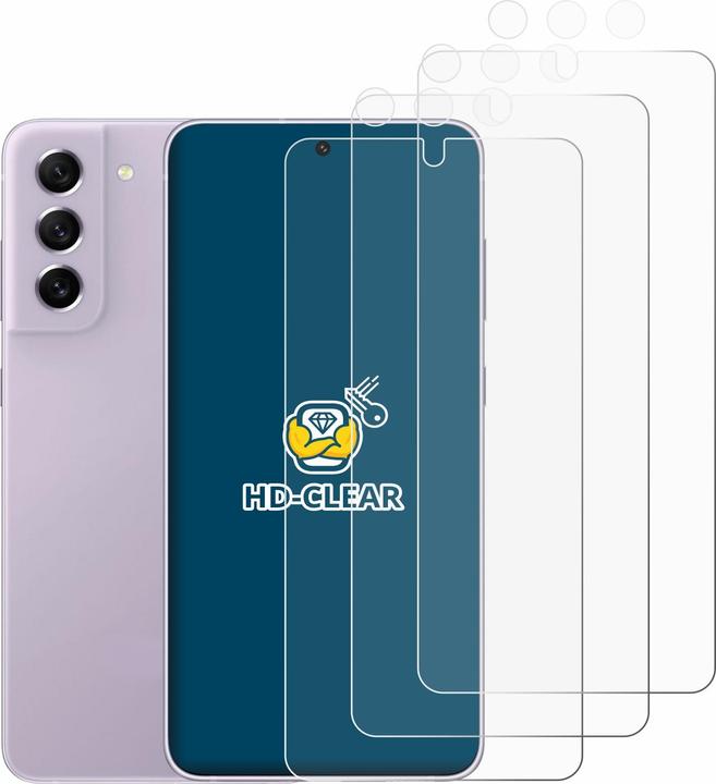 Produktbild BROTECT Schutzfolie Displayschutz Displayschutzfolie Folie Klar Transparent (6 Stück, Samsung Galaxy S21 FE 5G)