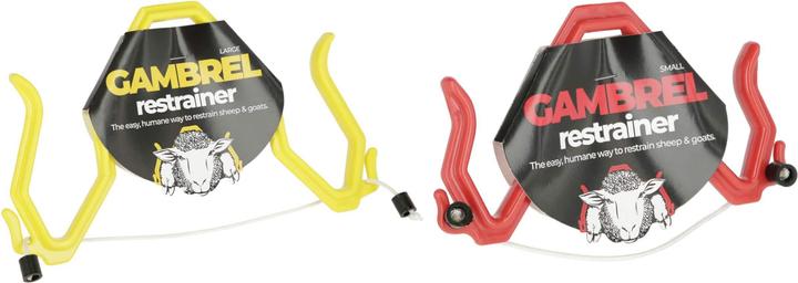 Produktbild Shoof GAMBREL Immobilisierungsbogen für Ziegen und Schafe, Restrainer, gross, gelb, 27476