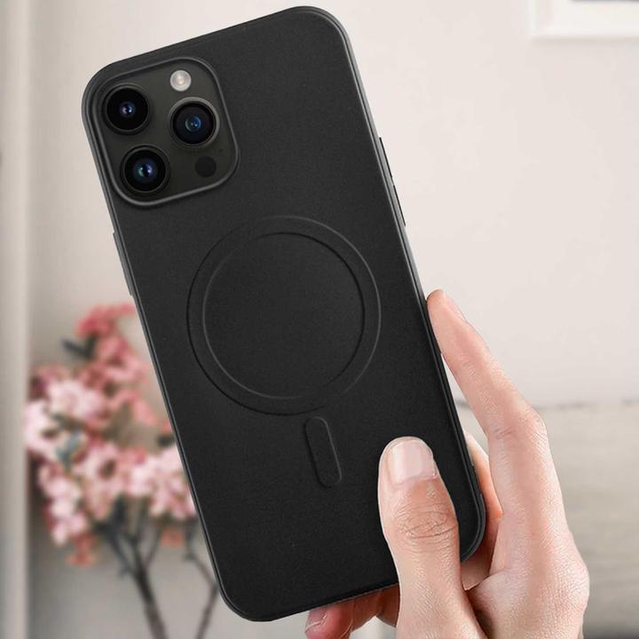 Produktbild Akashi Iphone 14 Pro Magsafe Protective Case In Black Silico (Apple iPhone 14 Pro)