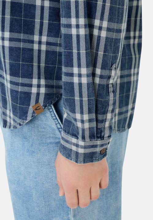 Immagine prodotto Camel Active Karierte Schlupfbluse aus reiner Baumwolle (M)