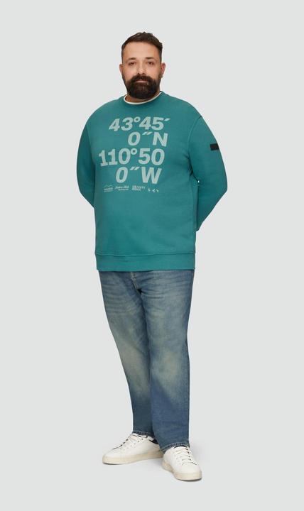 Image du produit S.Oliver Sweatshirt Sweatshirt mit Flock-Print (3XL)