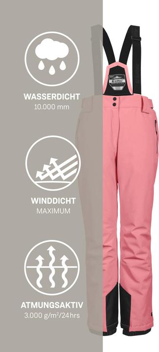 Immagine prodotto Killtec Pantaloni da Sci con Bretelle Staccabili e Paraneve (50)