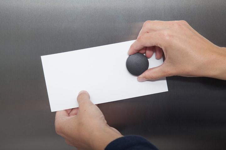 Actual product image Maul Magnet solid (Ø x H) 38 mm x 15.5 mm round Black 10 pcs 6163990 (10x)