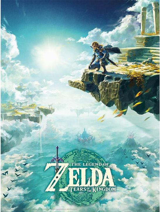 Produktbild The Legend of Zelda bedruckt Hyrule Skies (40 x 30 cm)