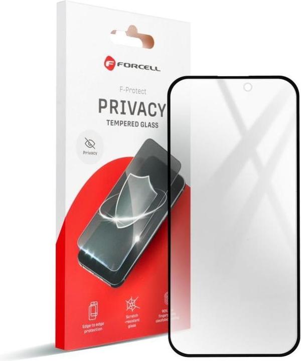 Actual product image Forcell Protective glass Privacy Glass - for Iphone X / XS / 11 Pro black (1 Piece, Realme 11 Pro+, Apple iPhone X)