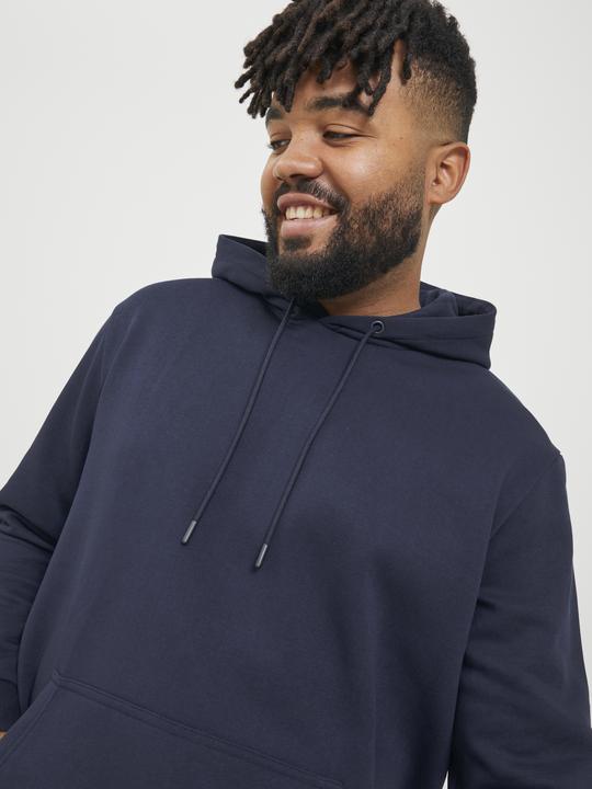 Produktbild Jack & Jones Plus Size Einfarbig Kapuzenpullover Kapuzenpullover (XXL)
