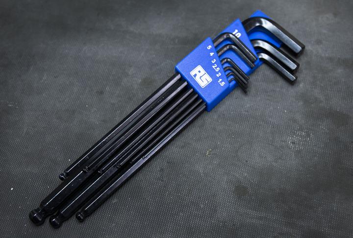 Actual product image RS PRO 9 piece metric hexagon ball driver set